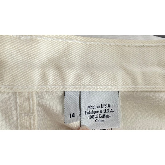 Calvin Klein Women's Jeans Skinny High Rise Winter White Size 14 - Picture 3 of 9